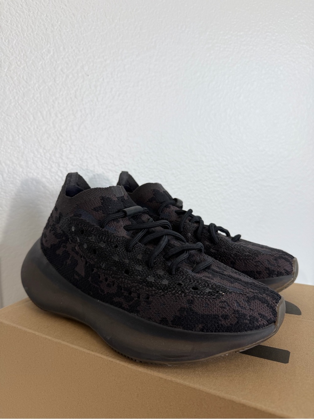 Adidas Yeezy Boost Onyx Non Reflective Mens 5.5 Sneakers